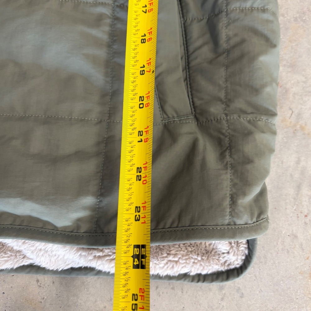 Carhartt Rain Defender Sherpa Lined Quilted Jacket Olive Green OJ6486-W Mens L - Picture 5 of 7